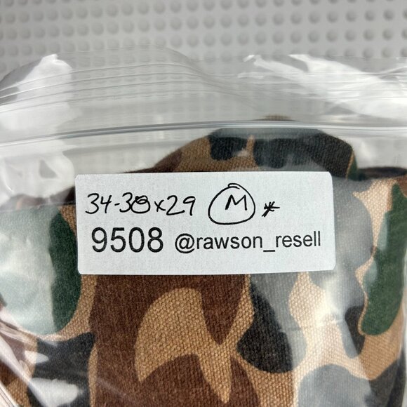 Duck Camo Frog Camo Hunting Coveralls Overall Size Medium 70s 80s Work Wear READ - Picture 8 of 8